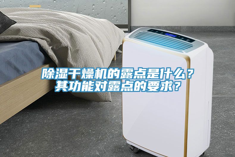 除濕干燥機(jī)的露點(diǎn)是什么？其功能對(duì)露點(diǎn)的要求？