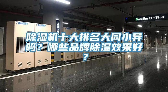 除濕機十大排名大同小異嗎？哪些品牌除濕效果好？