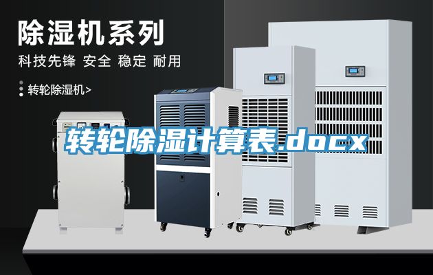 轉輪除濕計算表.docx