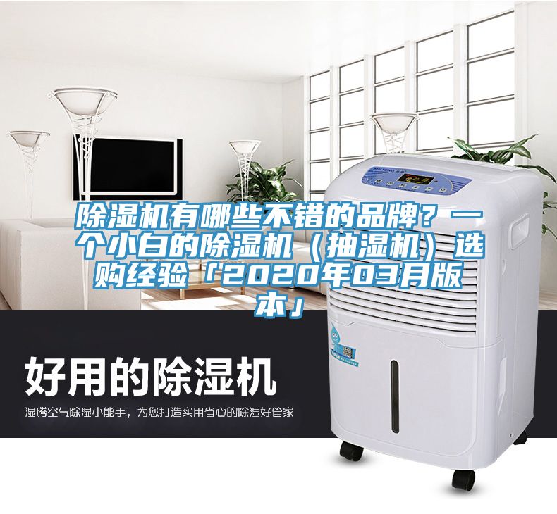 除濕機(jī)有哪些不錯(cuò)的品牌？一個(gè)小白的除濕機(jī)（抽濕機(jī)）選購經(jīng)驗(yàn)「2020年03月版本」