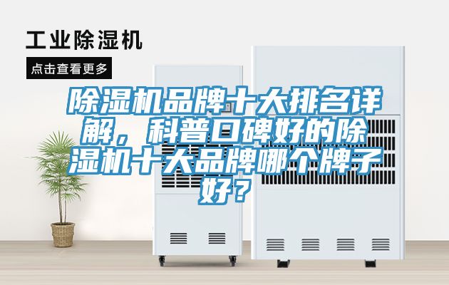 除濕機(jī)品牌十大排名詳解，科普口碑好的除濕機(jī)十大品牌哪個牌子好？