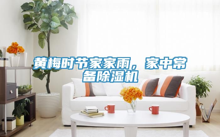 黃梅時節(jié)家家雨，家中常備除濕機(jī)
