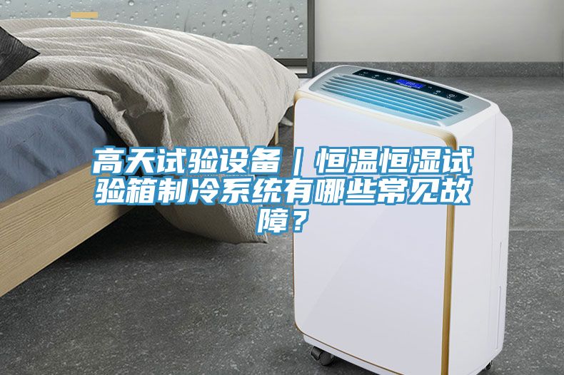 高天試驗(yàn)設(shè)備｜恒溫恒濕試驗(yàn)箱制冷系統(tǒng)有哪些常見故障？