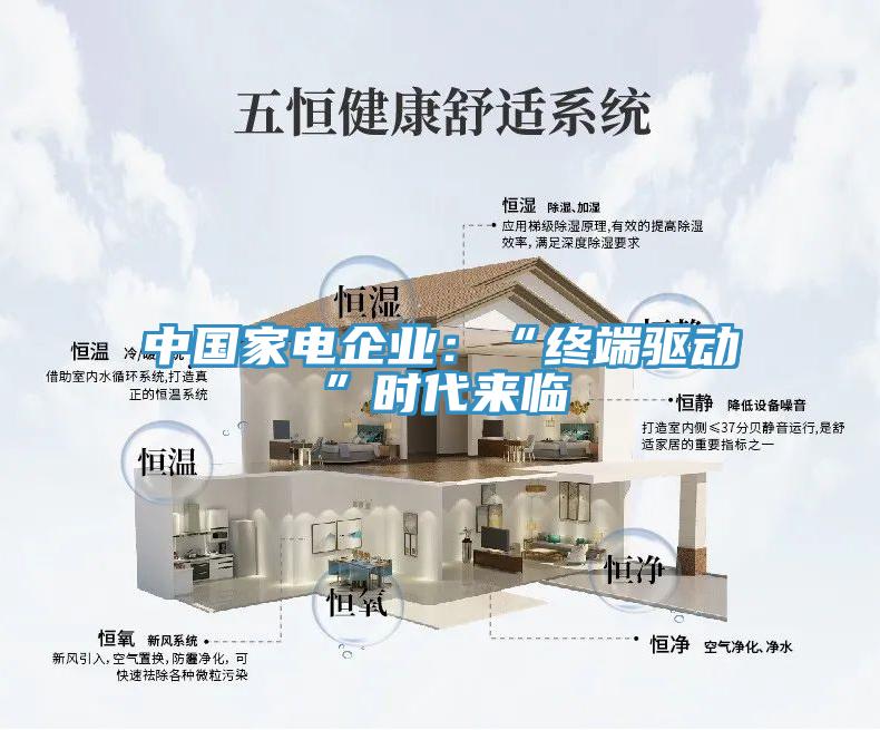 中國家電企業(yè)：“終端驅動”時代來臨