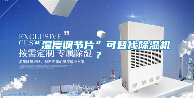 “濕度調(diào)節(jié)片”可替代除濕機(jī)？