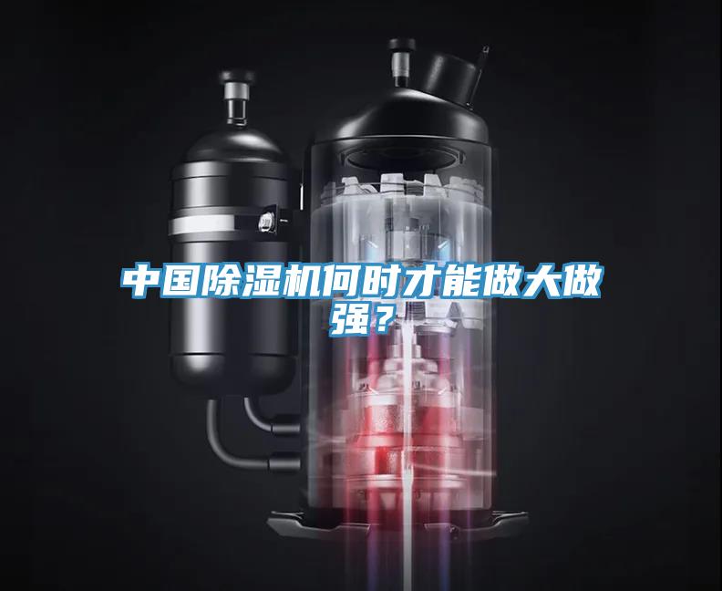 中國除濕機(jī)何時(shí)才能做大做強(qiáng)？