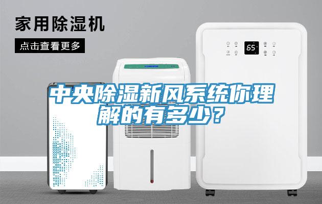 中央除濕新風系統(tǒng)你理解的有多少？
