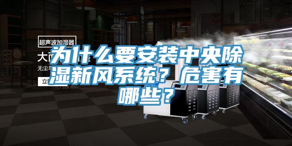 為什么要安裝中央除濕新風(fēng)系統(tǒng)？危害有哪些？