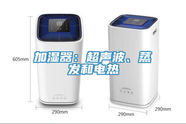 加濕器：超聲波、蒸發(fā)和電熱