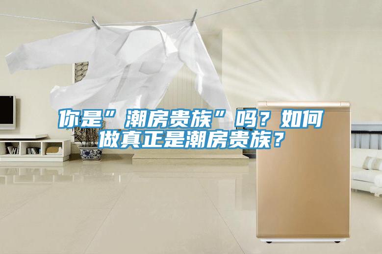 你是”潮房貴族”嗎？如何做真正是潮房貴族？