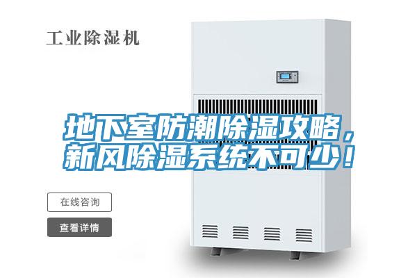 地下室防潮除濕攻略，新風(fēng)除濕系統(tǒng)不可少！