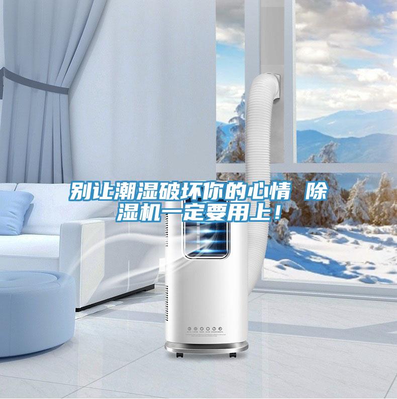 別讓潮濕破壞你的心情 除濕機(jī)一定要用上！